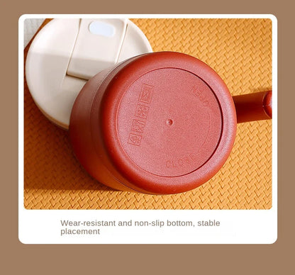 Stainless Steel Mug – Insulated Coffee Travel Mug with Lid and Spoon for Office - ZOOMNSTORE