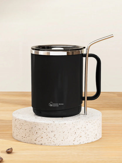 Stainless Steel Mug - Large Capacity Office Coffee Mug with Spill Proof Lid - ZOOMNSTORE