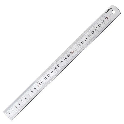 1Pcs 15/20/30/40/50/60100cm Stainless Steel Metal Straight Ruler For Home School Precision Measuring Tool Drawing Tool Supplies - ZOOMNSTORE