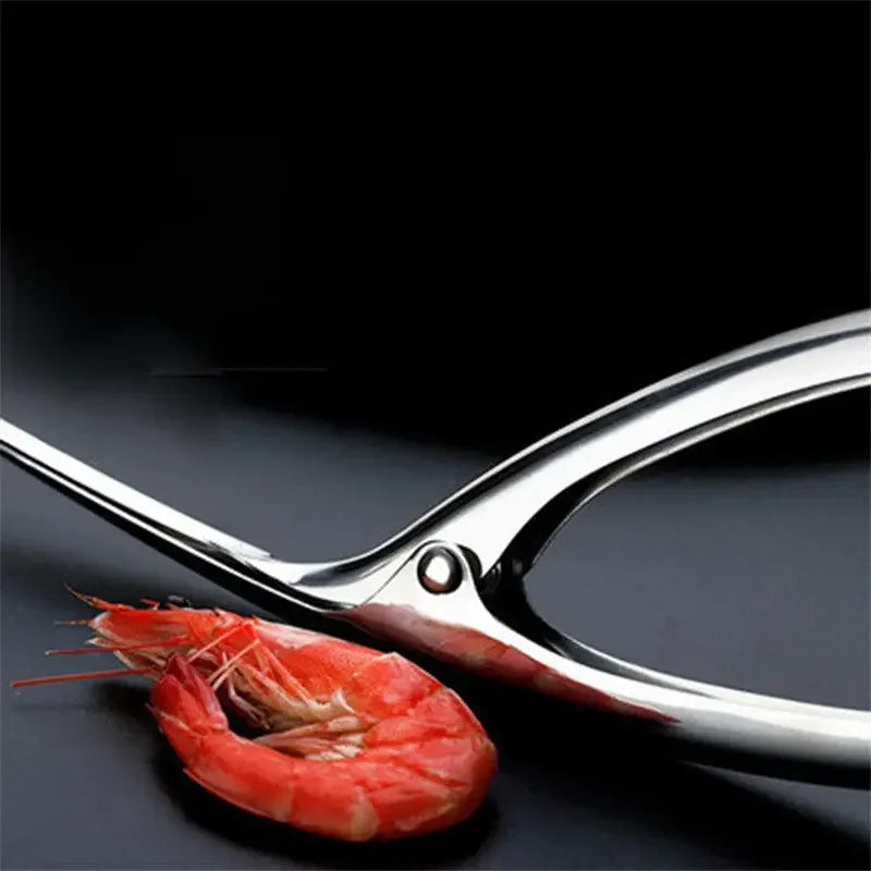 Kitchen Appliance Stainless Steel Shrimp Peeler Prawn Peeler Line Cutter Cleaning Shrimp Line Fishing Lobster Peel Seafood Tools - ZOOMNSTORE