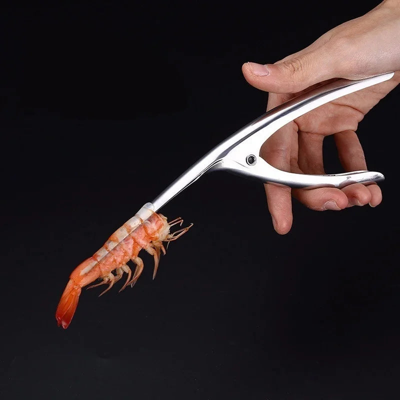 Kitchen Appliance Stainless Steel Shrimp Peeler Prawn Peeler Line Cutter Cleaning Shrimp Line Fishing Lobster Peel Seafood Tools - ZOOMNSTORE