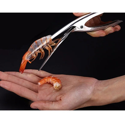 Kitchen Appliance Stainless Steel Shrimp Peeler Prawn Peeler Line Cutter Cleaning Shrimp Line Fishing Lobster Peel Seafood Tools - ZOOMNSTORE
