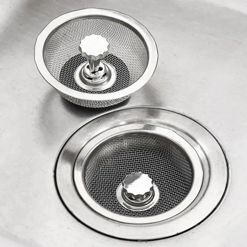 Stainless Steel Sink Filter – Kitchen & Bathroom Drain Strainer Mesh Basket - ZOOMNSTORE