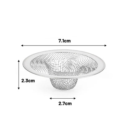 Stainless Steel Sink Filter – Kitchen & Bathroom Drain Strainer Mesh Basket - ZOOMNSTORE