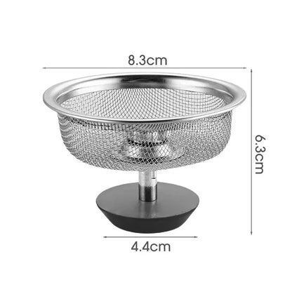 Stainless Steel Sink Filter – Kitchen & Bathroom Drain Strainer Mesh Basket - ZOOMNSTORE