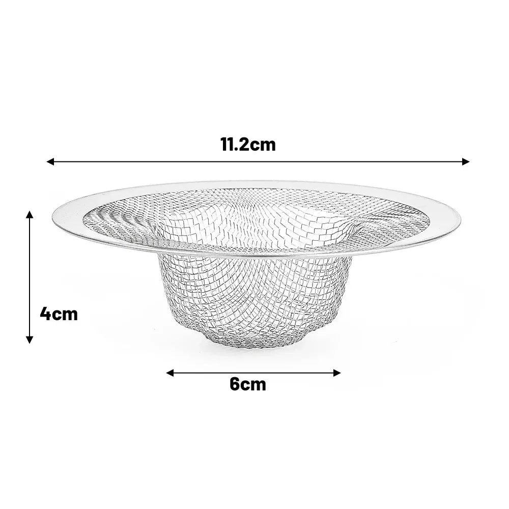 Stainless Steel Sink Filter – Kitchen & Bathroom Drain Strainer Mesh Basket - ZOOMNSTORE