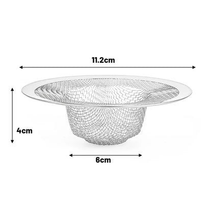 Stainless Steel Sink Filter – Kitchen & Bathroom Drain Strainer Mesh Basket - ZOOMNSTORE