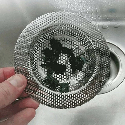 Stainless Steel Sink Filter - Kitchen Sink Strainer & Bathroom Drain Cover Stopper - ZOOMNSTORE