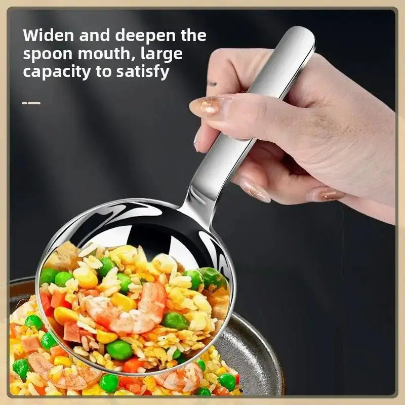 Stainless Steel Soup Ladle – Large Deep Soup Spoon With Comfortable Grip Handle - ZOOMNSTORE