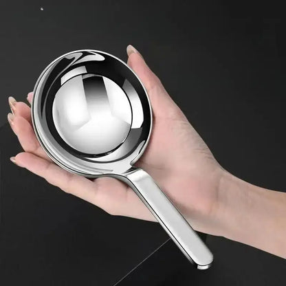 Stainless Steel Soup Ladle – Large Deep Soup Spoon With Comfortable Grip Handle - ZOOMNSTORE