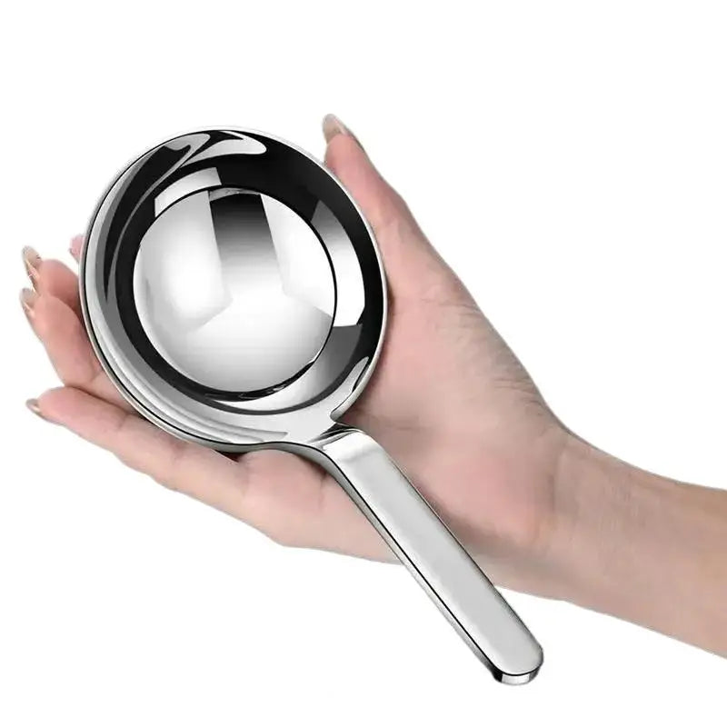 Stainless Steel Soup Ladle – Large Deep Soup Spoon With Comfortable Grip Handle - ZOOMNSTORE