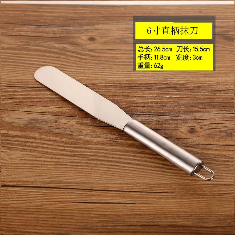 Stainless Steel Icing Spatula Set - 681012 Inch Cake Decorating Tools - ZOOMNSTORE