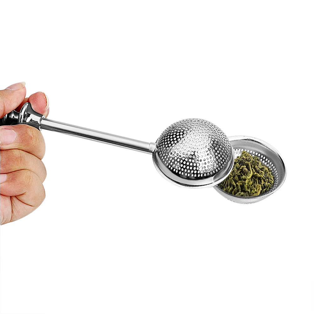 Stainless Steel Tea Infuser – Adjustable Metal Tea Strainer with Spring Loaded Handle - ZOOMNSTORE