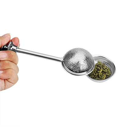 Stainless Steel Tea Infuser – Adjustable Metal Tea Strainer with Spring Loaded Handle - ZOOMNSTORE
