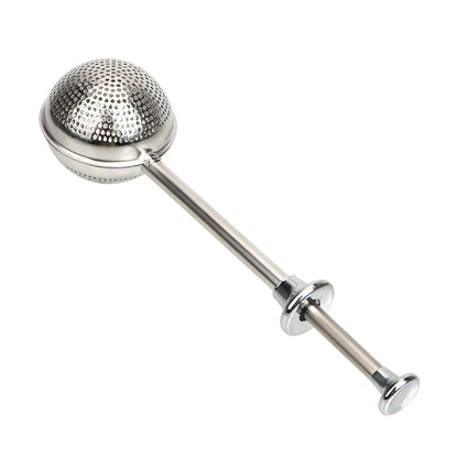 Stainless Steel Tea Infuser – Adjustable Metal Tea Strainer with Spring Loaded Handle - ZOOMNSTORE