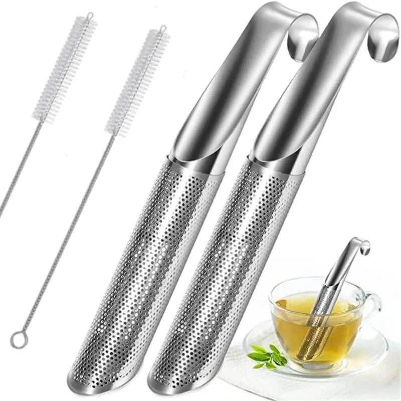 Stainless Steel Tea Infuser – Fine Mesh Loose Leaf Strainer | Reusable Tea Steeper - ZOOMNSTORE