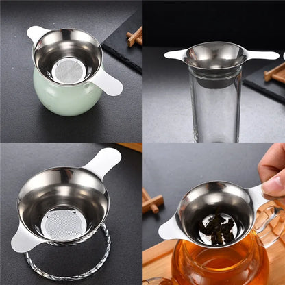 Stainless Steel Tea Infuser | Loose Leaf Tea Strainer & Fine Mesh Brewing Filter - ZOOMNSTORE