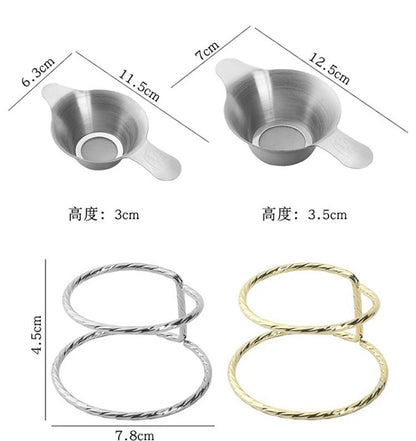 Stainless Steel Tea Infuser | Loose Leaf Tea Strainer & Fine Mesh Brewing Filter - ZOOMNSTORE