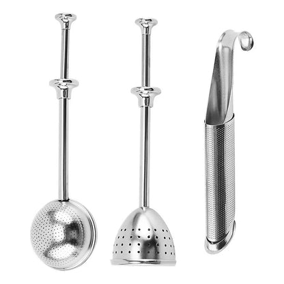 Stainless Steel Tea Infuser - Mesh Tea Strainer With Long Handle, Reusable Filter - ZOOMNSTORE