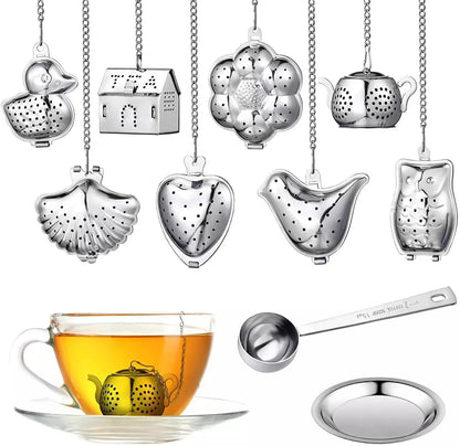 Stainless Steel Tea Strainer - Fine Mesh Loose Leaf Tea Filter Infuser - ZOOMNSTORE