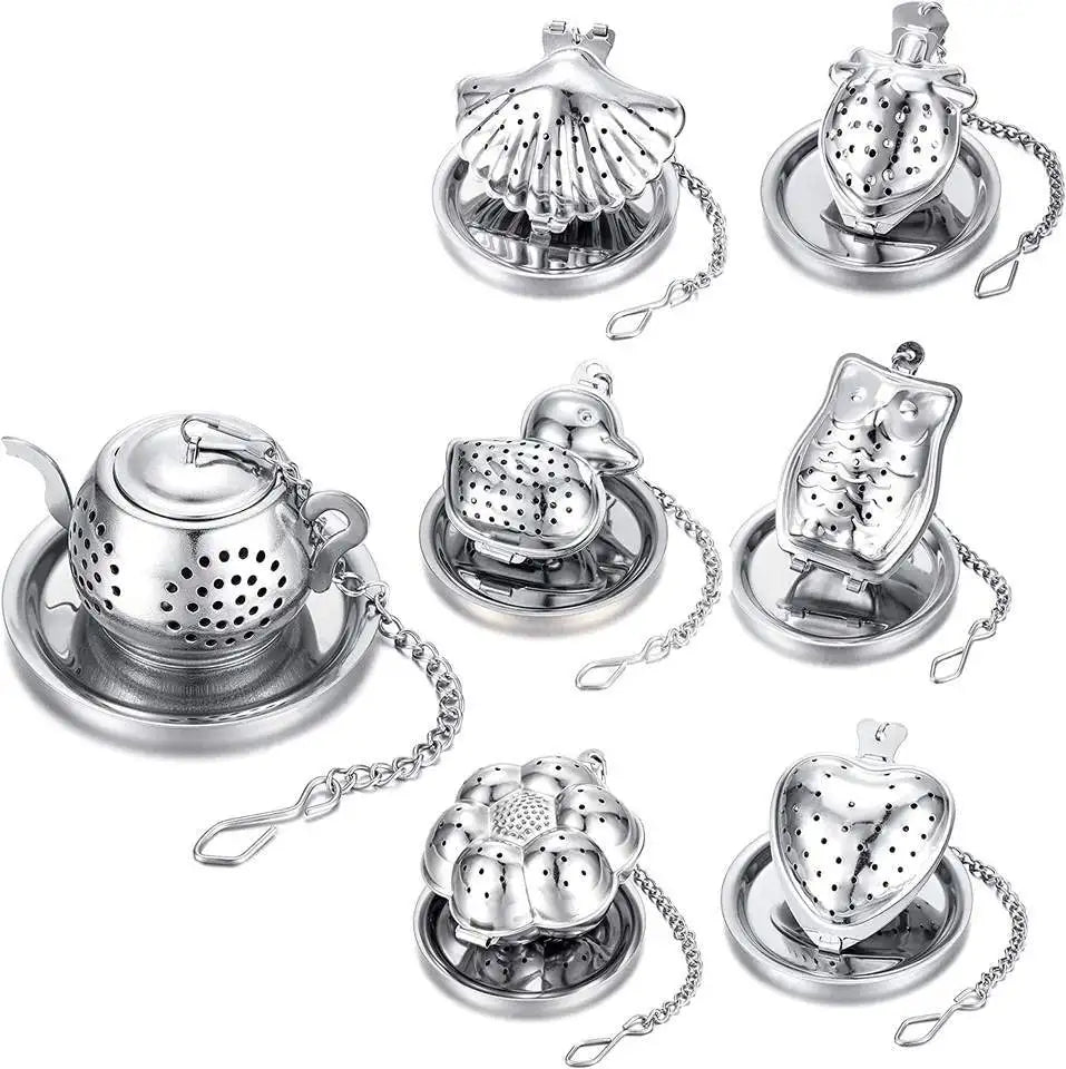 Stainless Steel Tea Strainer - Fine Mesh Loose Leaf Tea Filter Infuser - ZOOMNSTORE