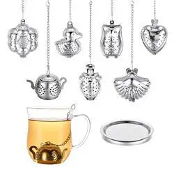 Stainless Steel Tea Strainer - Fine Mesh Loose Leaf Tea Filter Infuser - ZOOMNSTORE