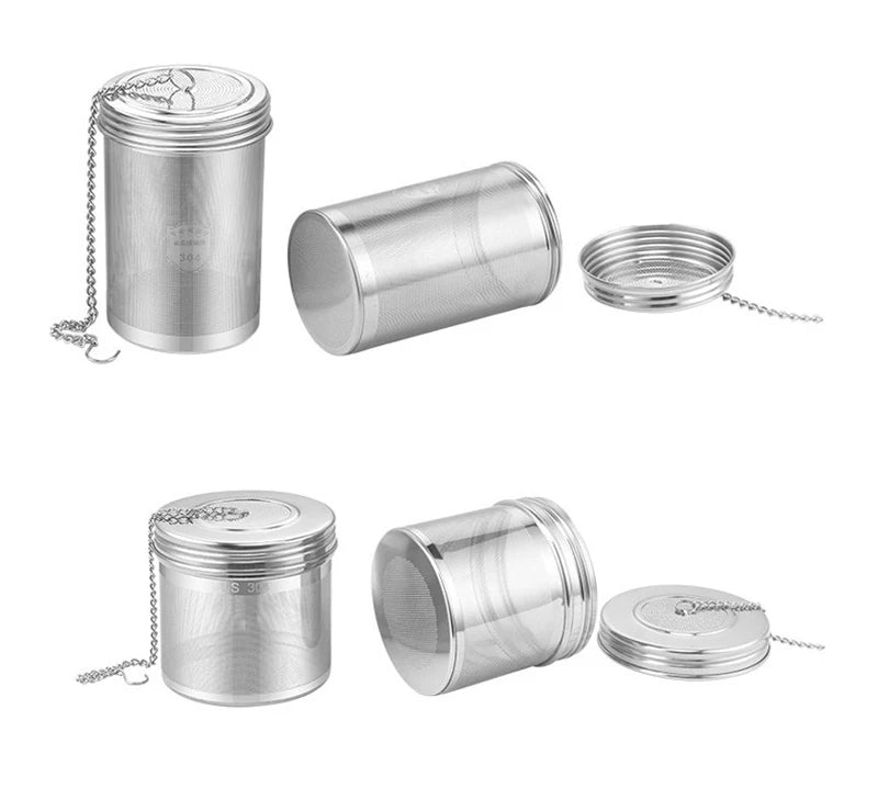 Stainless Steel Tea Strainer - 304 Mesh Filter Reusable Herbal Tea Infuser - ZOOMNSTORE