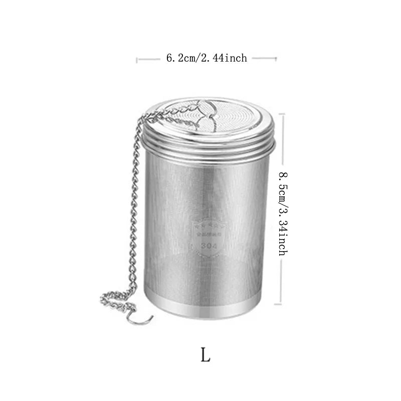 Stainless Steel Tea Strainer - 304 Mesh Filter Reusable Herbal Tea Infuser - ZOOMNSTORE