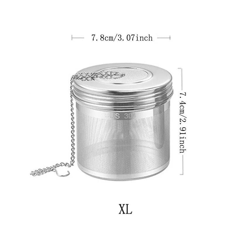 Stainless Steel Tea Strainer - 304 Mesh Filter Reusable Herbal Tea Infuser - ZOOMNSTORE