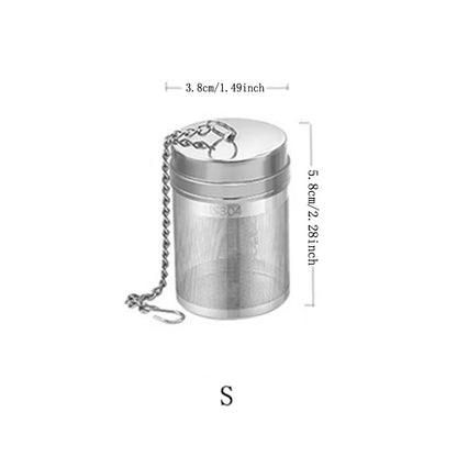 Stainless Steel Tea Strainer - 304 Mesh Filter Reusable Herbal Tea Infuser - ZOOMNSTORE