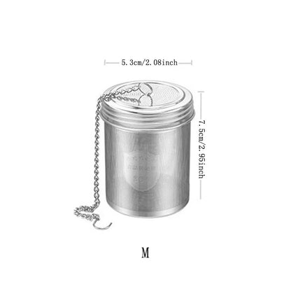 Stainless Steel Tea Strainer - 304 Mesh Filter Reusable Herbal Tea Infuser - ZOOMNSTORE