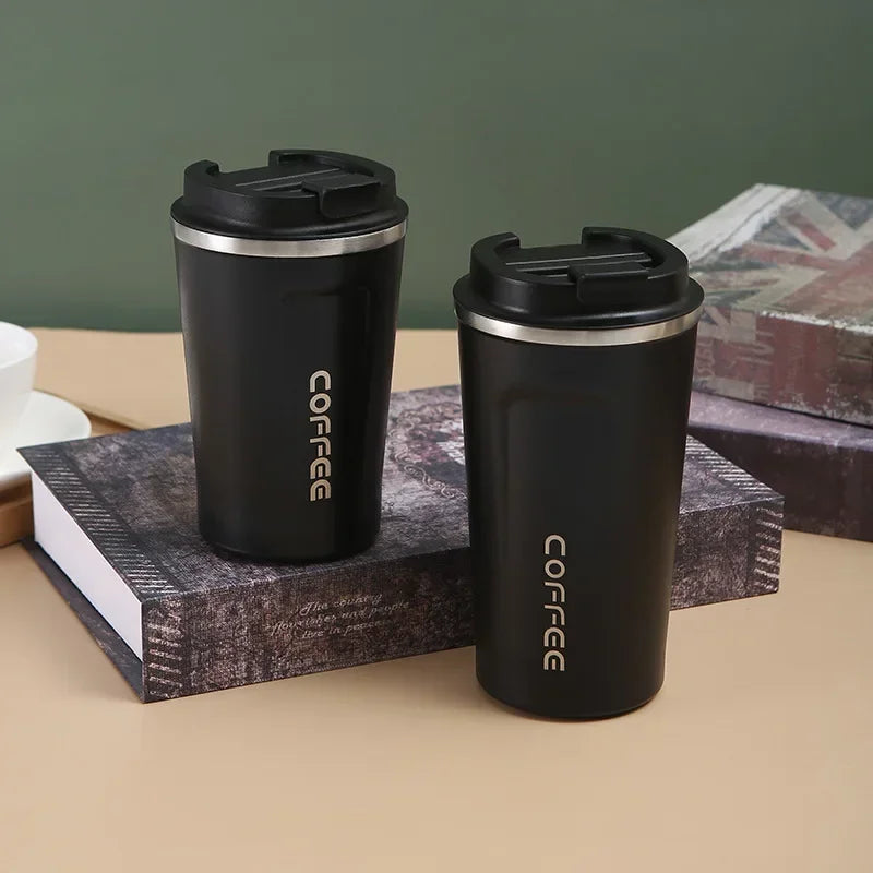 Stainless Steel Thermal Mug – Leakproof Travel Coffee Mug With Vacuum Flask Insulation - ZOOMNSTORE