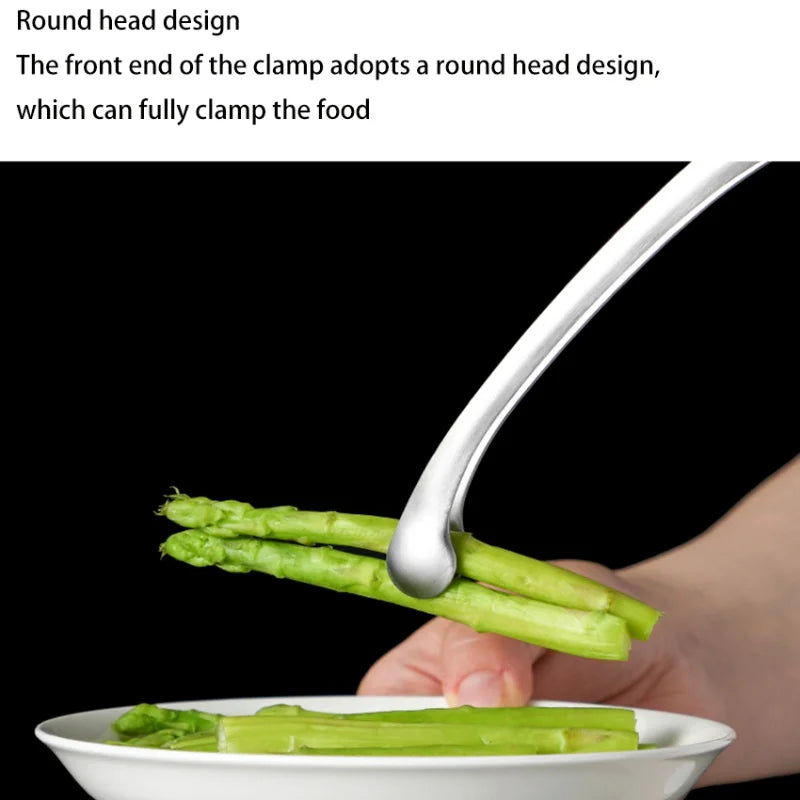 Stainless Steel Tongs - Long Handle BBQ Food Tongs | Non Slip Kitchen Cooking Tools - ZOOMNSTORE