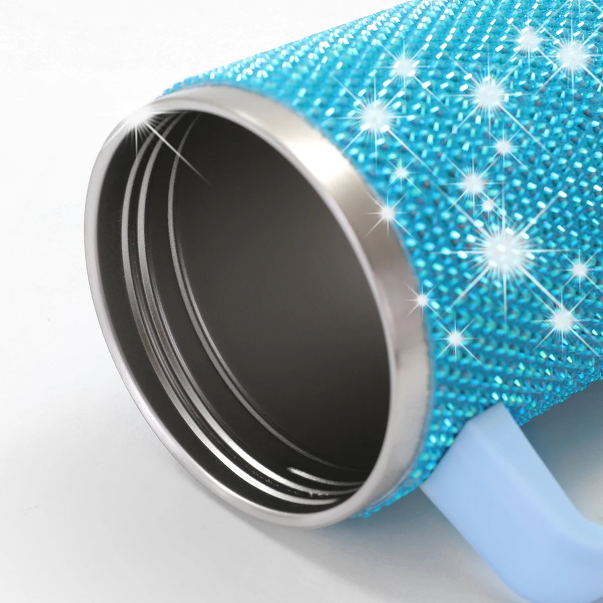 Stainless Steel Tumbler - 40oz Insulated Water Bottle With Lid & Handle, Portable - ZOOMNSTORE