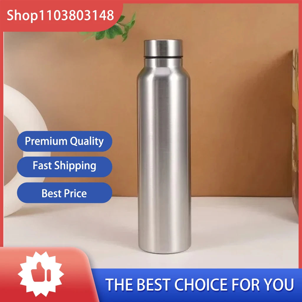 Stainless Steel Vacuum Flask - 1000ml Double Wall Bottle | Leak Proof, Insulated - ZOOMNSTORE