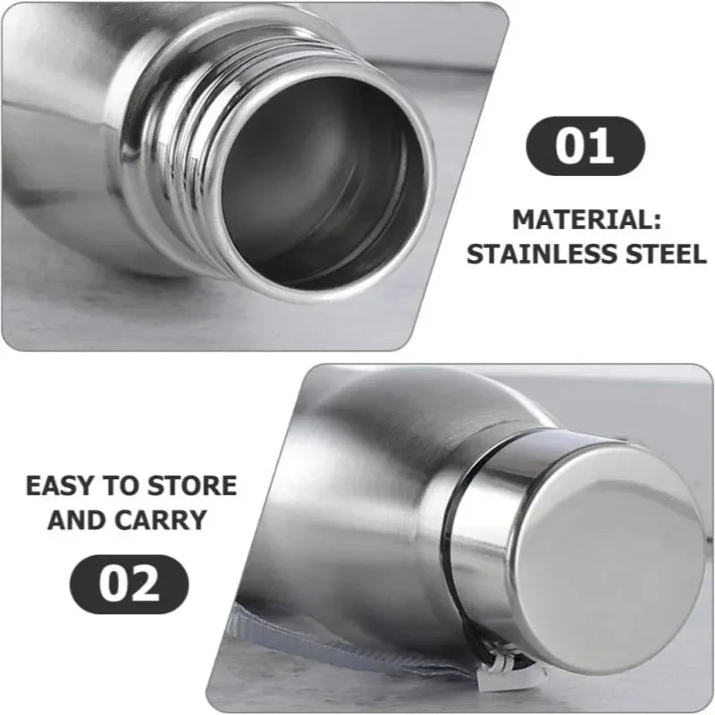 Stainless Steel Vacuum Flask - 1000ml Double Wall Bottle | Leak Proof, Insulated - ZOOMNSTORE