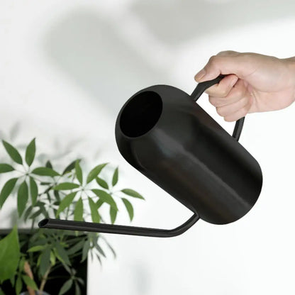 Stainless Steel Watering Can - 1500ml Long Spout Durable Garden Water Can - ZOOMNSTORE