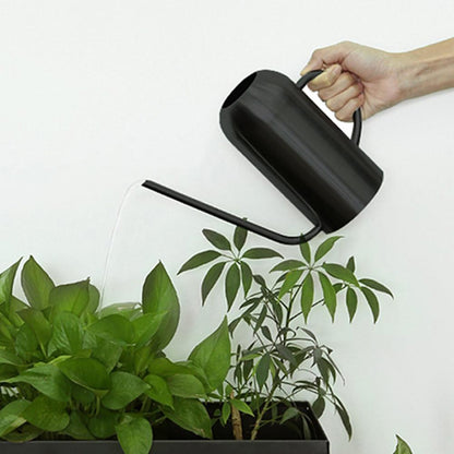 Stainless Steel Watering Can - 1500ml Long Spout Durable Garden Water Can - ZOOMNSTORE