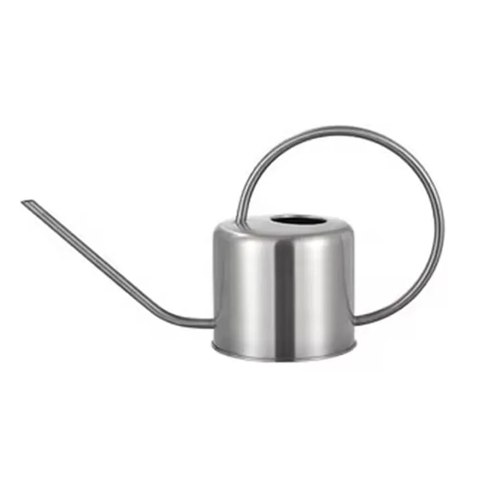 Stainless Steel Watering Can - Large Capacity Plant Watering Pot with Long Spout - ZOOMNSTORE