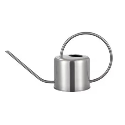 Stainless Steel Watering Can - Large Capacity Plant Watering Pot with Long Spout - ZOOMNSTORE