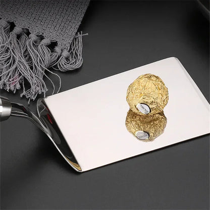 Stainless Steel BBQ Turner - Square Head Spatula with Wood Handle for Cooking - ZOOMNSTORE