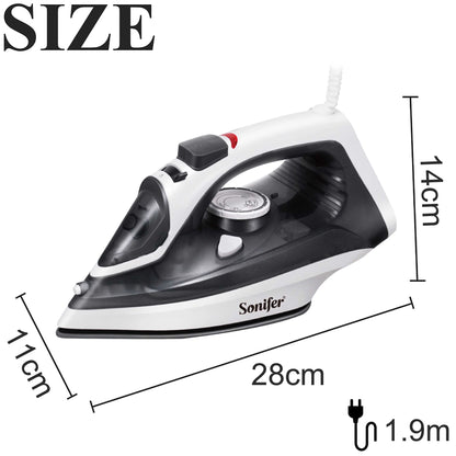 Steam Iron Electric Steamer SF-9080 | Ceramic Soleplate & Burst Steam Function - ZOOMNSTORE