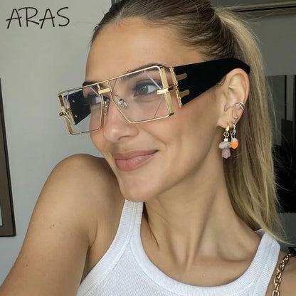 Steampunk Sunglasses - Luxury Hollow Metal Frame UV400 Shades - ZOOMNSTORE