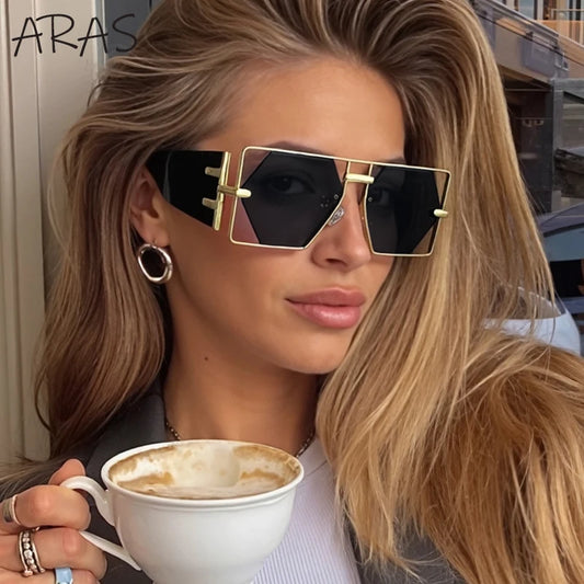 Steampunk Sunglasses - Luxury Hollow Metal Frame UV400 Shades - ZOOMNSTORE