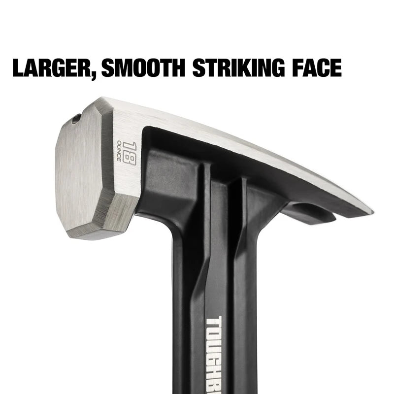 TOUGHBUILT Steel Rip Hammer - 16 oz  18 oz Smooth Face Hand Tools - ZOOMNSTORE