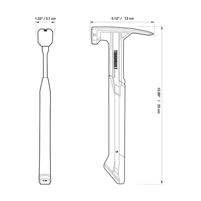 TOUGHBUILT Steel Rip Hammer - 16 oz  18 oz Smooth Face Hand Tools - ZOOMNSTORE