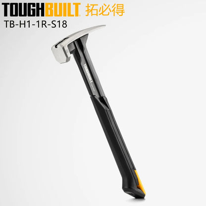 TOUGHBUILT Steel Rip Hammer - 16 oz  18 oz Smooth Face Hand Tools - ZOOMNSTORE