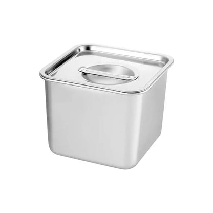 2025 Steel Kitchen Oil Storage Containers Food Grade Square Airtight Lids Spice Jars Set For Seasoning Cooking - ZOOMNSTORE