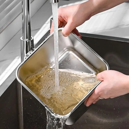 2025 Steel Kitchen Oil Storage Containers Food Grade Square Airtight Lids Spice Jars Set For Seasoning Cooking - ZOOMNSTORE