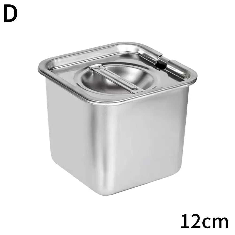 2025 Steel Kitchen Oil Storage Containers Food Grade Square Airtight Lids Spice Jars Set For Seasoning Cooking - ZOOMNSTORE